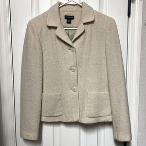 Ann Taylor suit jacket size 2 Cream color